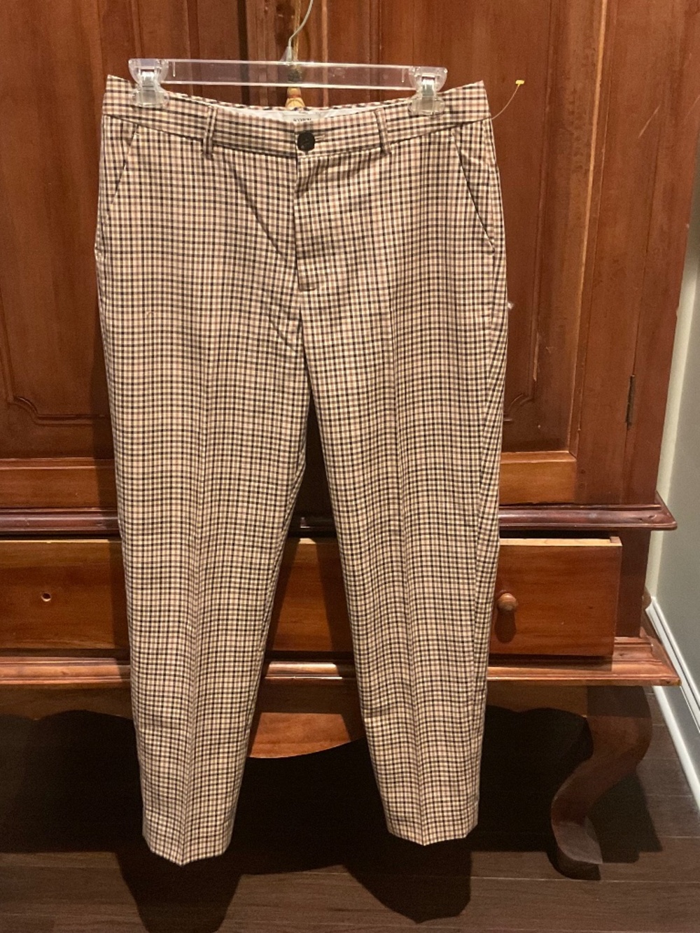 Scotch &Soda  Women’s Lowry  Winter Edition ,Mid Rise Trousers, Brown/Black, 31